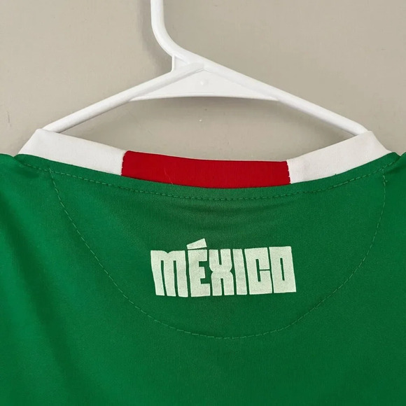Mens Mexico Green White Soccer 2011-2013 Home Jersey XS/S Pullover Football - Picture 7 of 10